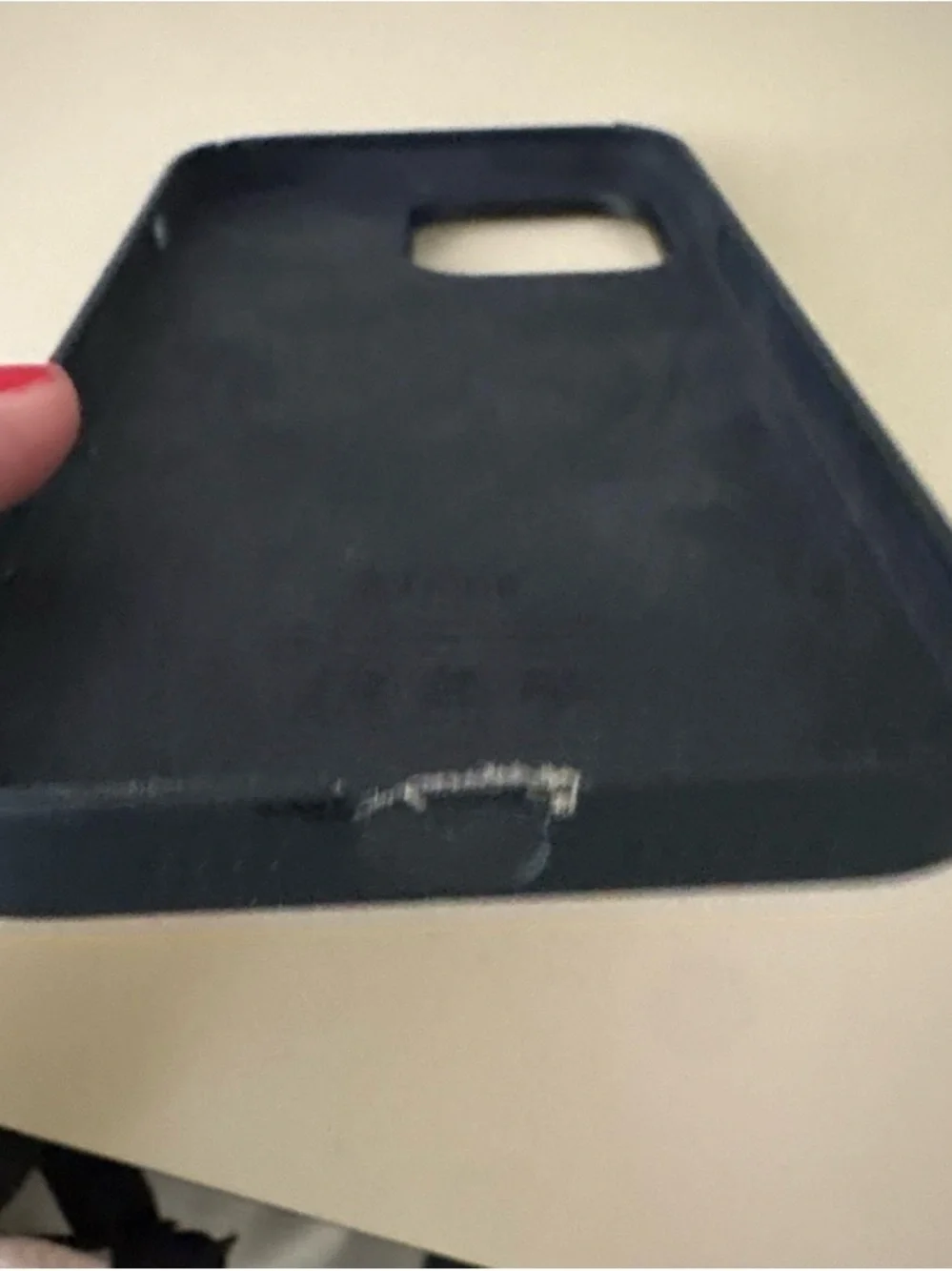 Apple Silicone iPhone Case - Black 14 pro max